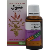 تصویر محلول غیر خوراکی منتول پورسینا 30 میلی لیتر Pursina Menthol Solution For External Use Only 30 ml