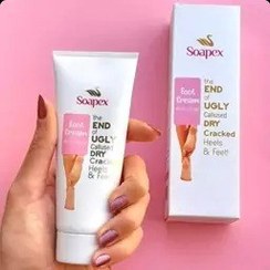 تصویر کرم رفع ترک پا سوپکس مدل ANTI - CHAP حجم 80 میلی‌لیتر Soapex