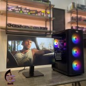 تصویر سیستم کامپیوتر گیمینگ ACE Star با مانیتور | پردازنده i3-13100F، کارت گرافیک RX 580 8GB و 16GB رم 