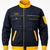 تصویر لباس کار سرمه ای تیره مدل SPARK 