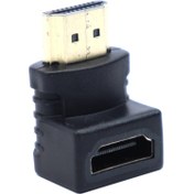 تصویر تبدیل مادگی به نری HDMI یک سر L (HDMI Adaptor (Female to Male