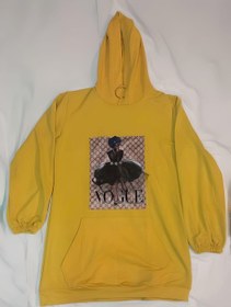 تصویر هودی طرح لیدی Lady design hoodie