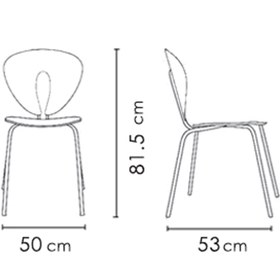 تصویر صندلی چوبی لانژ N115W 