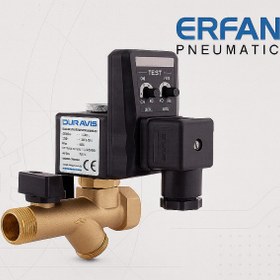 تصویر شیربرقی اتودرین تایمردار DURAVIS سایز 1/2 NC 