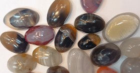 تصویر نگین عقیق سلیمانی 