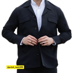 تصویر کت و شلوار مردانه لبنانی کساء مشکی 