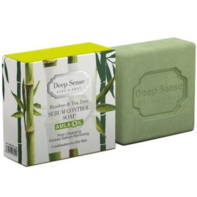 تصویر صابون کنترل کننده چربی بامبو و درخت چای دیپ سنس پوست مختلط و چرب 75 گرم Deepsense Bamboo And Tea Tree Soap