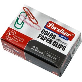 تصویر گیره کاغذ Parsikar JM 738C بسته 100 عددی Parsikar JM738C Paper Clips