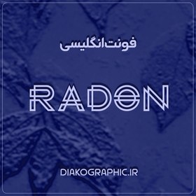 تصویر دانلود فونت انگلیسی Radon 