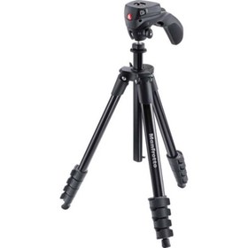 تصویر سه پایه دوربین مانفرتو Manfrotto Compact Action Aluminum Manfrotto Compact Action Aluminum