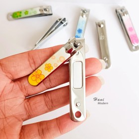 تصویر ناخن گیر طرح گل 