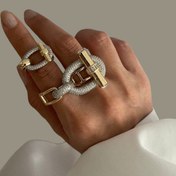 تصویر انگشتر زنانه هرمس کد ۴۲۸ 