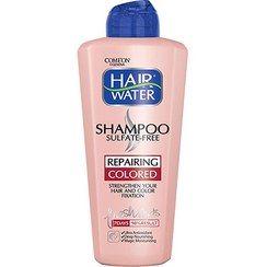 تصویر شامپو کامان مدل هیرواتر بدون سولفات، مخصوص موهای رنگ‌شده و خشک و آسیب دیده 