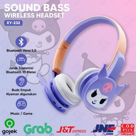 تصویر هدفون بی سیم عروسکی XY-232 با قابلیت نویز کنسلینگ و بلوتوث ۵ 