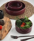 تصویر کاسه سبز سینه سالاد دائمی 3 قطعه Keramika 