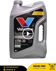 تصویر روغن موتور والوالین مدل VALVOLINE ADVANCED DEXOS 5W-30 ساخت امریکا 