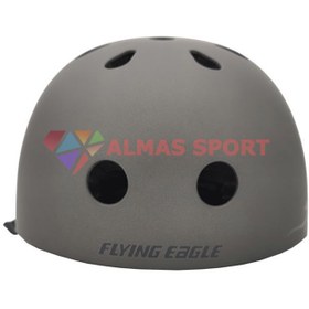 تصویر کلاه اسکیت فلایینگ ایگل مدل اگرسیو FLYING EAGLE HELMET GREY 