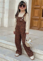 تصویر دخترانه/ بلوز بیلر پلنگی - سایز۴:پهنا بیلر۳۰/قدبیلر۹۲/قدتافاق۵۵/پهنابلوز۳۵/بلندی۴۵ 