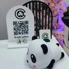 تصویر چراغ خواب سیلیکونی پاندا سر گنده 