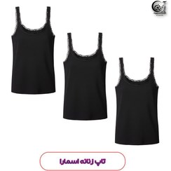 تصویر تاپ زنانه پک 3 عددی گیپور اسمارا کبریتی 