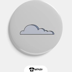 تصویر پیکسل یه ابر خوشحال 