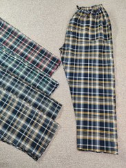 تصویر شلوار پیژامه مردانه و پسرانه چارخونه (سایز 3xl) 