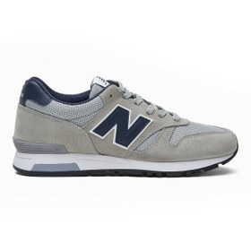 تصویر اسنیکر مردانه نیوبالانس اورجینال خاکستری New Balance ML565BLK 