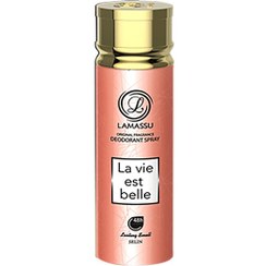 تصویر اسپری خوشبو کننده بدن زنانه لا وی است بله Lamassu Lamassu La vie est Belle Body Spray For Women