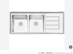 تصویر سینک ظرفشویی ایلیا استیل کد ۲۰۶۲ استیل اصل با ضخامت بالا 