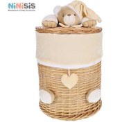 تصویر سبد رخت چرک کودک نی نی سیس مدل خرس نانان 