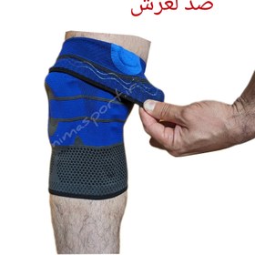 تصویر زانوبند ورزشی فنر دار با آستری ژله ای KNEE SUPPORT