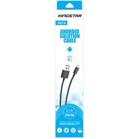 تصویر کابل تبدیل USB به microUSB کینگ استار 