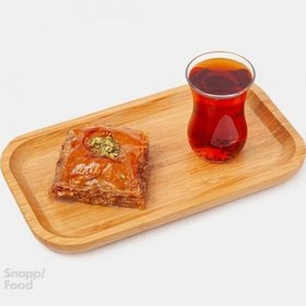 تصویر باقلوا مربعی چهار مغز – ۶ عدد 