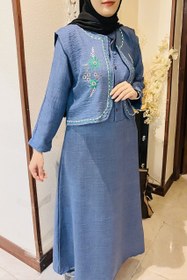 تصویر ست دوتیکه مانتو و ژیله 