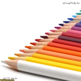 تصویر مداد رنگی 24 رنگ آریا Arya 3602 ا Arya 3602 24 Colored Pencil Arya 3602 24 Colored Pencil