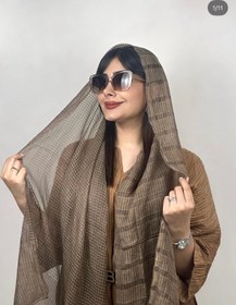 تصویر حریر میله ‌ای - شکلاتی 