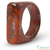 تصویر انگشتر سنگی جاسپر قرمز کد N159 