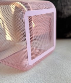 تصویر سبد ایکیا فلزی مربع - ابی 