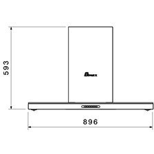 تصویر هود آشپزخانه جزیره ای بیمکث Bimax Kitchen Hood B116U