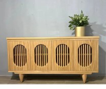 تصویر کنسول مدرن چوبی 