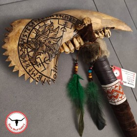 تصویر تبر فک وایکینگی طرح اژدها 