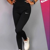 DECATHLON (DOMYOS) لگ ورزشی زنانه مدل Women's High Waist Sports Tights 120  🔹️مقاوم و زیبا 🔹جنس کشی و قابل انعطاف 🔹رنگ سورمه ای 🔹️جیب…