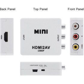 تصویر مبدل HDMI به AV اونتن مدل Onten HDMI to AV Audio Converter OTN-7336 