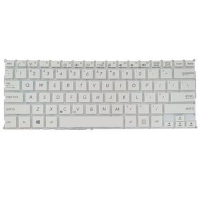تصویر کیبرد لپ تاپ ایسوس S200-X200 سفید-اینترکوچک بدون فریم ا Keyboard Laptop Asus S200-X200_White Keyboard Laptop Asus S200-X200_White
