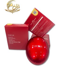 تصویر کوشن قرمز تیرتیر پوشانندگی بالا و ماندگاری طولانی - 17N TIRTIR Mask Fit Red Cushion