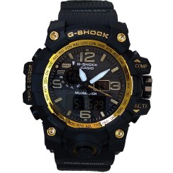 تصویر ساعت مچی دیجیتال عقربه ای جی شاک مشکی G-SHOCK 