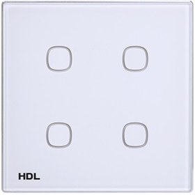 تصویر کلید هوشمند لمسی HDL iTouch Series 4 Buttons Touch Panel EU 