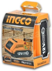 تصویر باطری لیتیوم یون FBLI12151 اینکو (12 ولت) Lithium ion battery FBLI12151 ingco