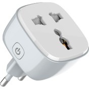 تصویر تبدیل ۳ به ۲ برق هوشمند Ldnio SCW1050 Ldnio SCW1050 WiFi Smart Power Plug