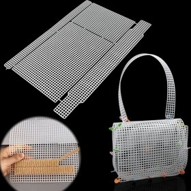 تصویر توری کیف بافی(قالب کیف)با دسته کد06 